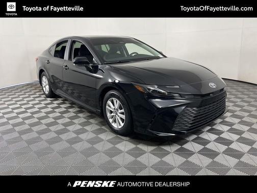 Midnight Black Metallic 2025 Toyota Camry LE