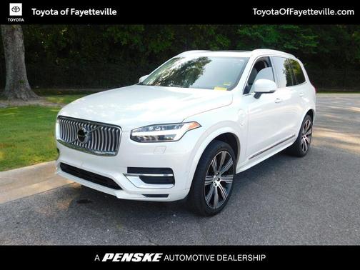 Crystal White Metallic 2021 Volvo XC90 Recharge Plug-In Hybrid T8 Inscription 6 Passenger