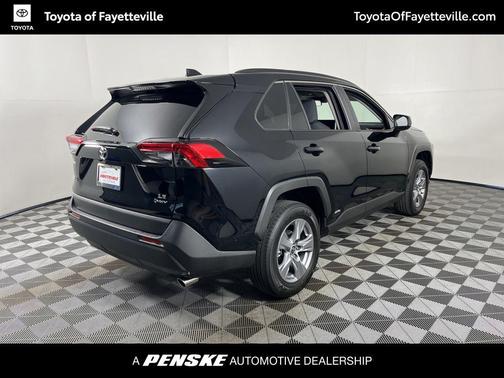 Midnight Black Metallic 2025 Toyota RAV4 Hybrid SE