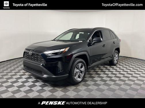 Midnight Black Metallic 2025 Toyota RAV4 Hybrid SE