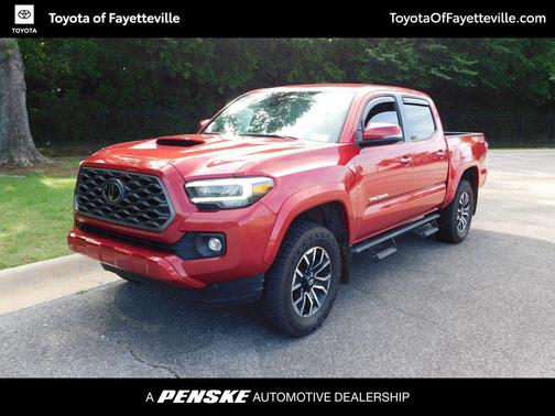 Barcelona Red Metallic 2021 Toyota Tacoma TRD Sport