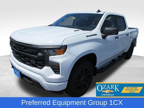 Summit White 2026 Chevrolet Silverado 1500 Custom