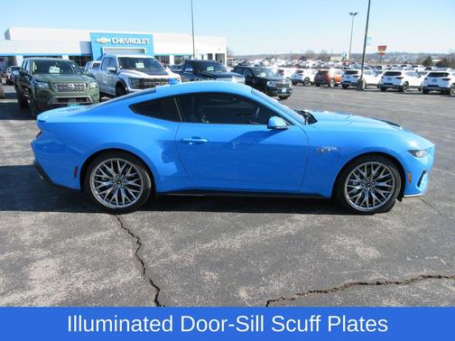 Grabber Blue 2025 Ford Mustang GT Premium