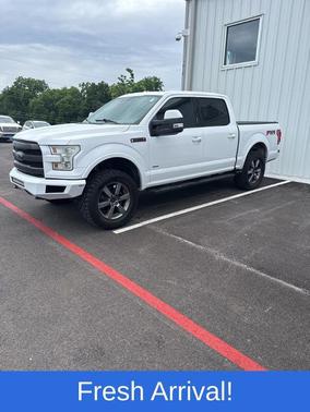 White 2015 Ford F-150 Lariat