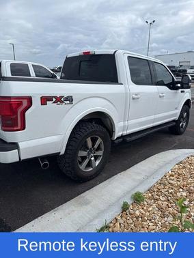 White 2015 Ford F-150 Lariat
