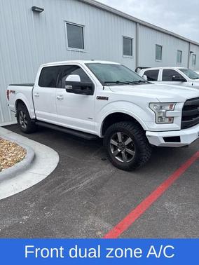 White 2015 Ford F-150 Lariat