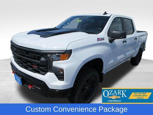 Summit White 2026 Chevrolet Silverado 1500 Custom Trail Boss