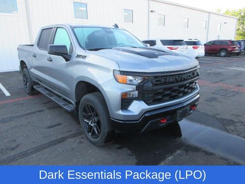 Sterling Gray Metallic 2024 Chevrolet Silverado 1500 Custom Trail Boss