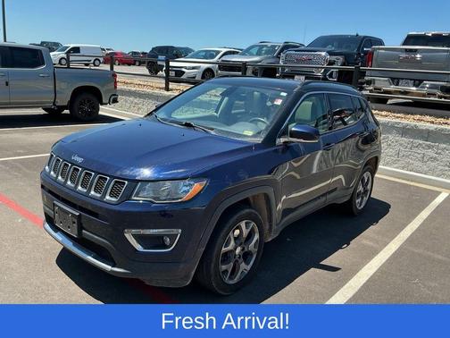 Jazz Blue Pearlcoat 2017 Jeep Compass Limited