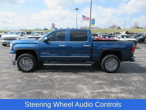 Stone Blue Metallic 2018 GMC Sierra 1500 SLT