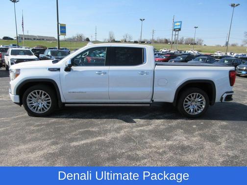 White Frost Tri-Coat 2019 GMC Sierra 1500 Denali