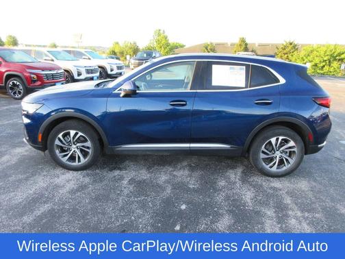 Sapphire Metallic 2023 Buick Envision Essence