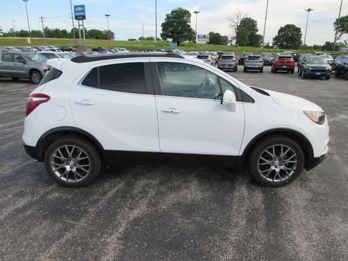 Summit White 2017 Buick Encore Sport Touring