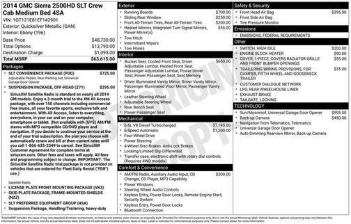 2014 GMC Sierra 2500 SLT