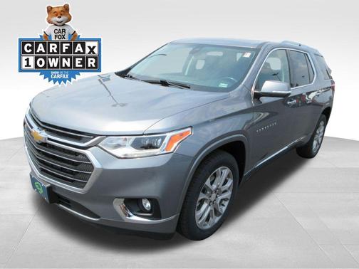 Satin Steel Metallic 2021 Chevrolet Traverse Premier