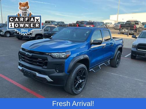 Glacier Blue Metallic 2024 Chevrolet Colorado Trail Boss