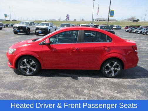Red 2017 Chevrolet Sonic Premier
