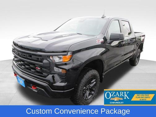 Black 2026 Chevrolet Silverado 1500 Custom Trail Boss