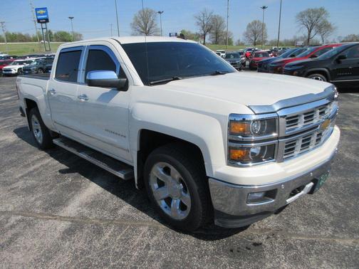 White Diamond Clearcoat 2015 Chevrolet Silverado 1500 LTZ