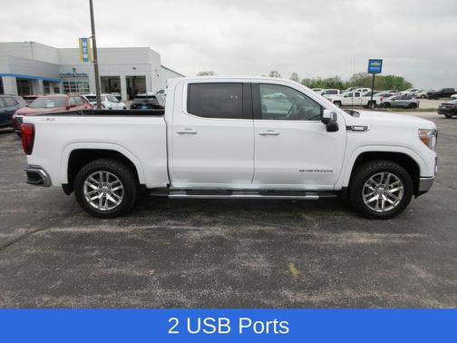 Summit White 2020 GMC Sierra 1500 SLT