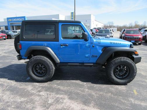 Hydro Blue Pearl 2022 Jeep Wrangler Sport