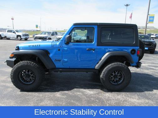 Hydro Blue Pearl 2022 Jeep Wrangler Sport