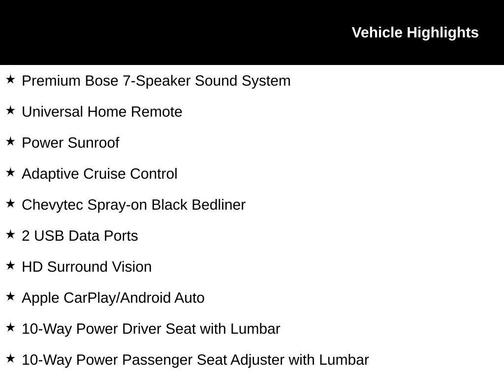 Black 2026 Chevrolet Silverado 1500 LTZ