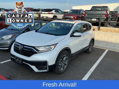 Platinum White Pearl 2021 Honda CR-V EX-L
