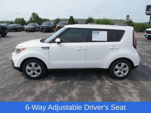 Clear White 2019 Kia Soul Base