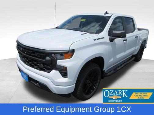 Summit White 2026 Chevrolet Silverado 1500 Custom