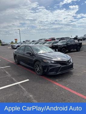Midnight Black Metallic 2024 Toyota Camry SE
