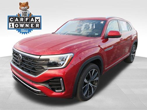 Aurora Red Metallic 2025 Volkswagen Atlas Cross Sport 2.0T SEL Premium R-Line