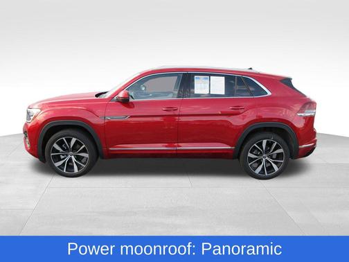 Aurora Red Metallic 2025 Volkswagen Atlas Cross Sport 2.0T SEL Premium R-Line