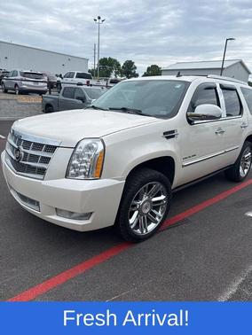 White Diamond Clearcoat 2013 Cadillac Escalade Platinum Edition