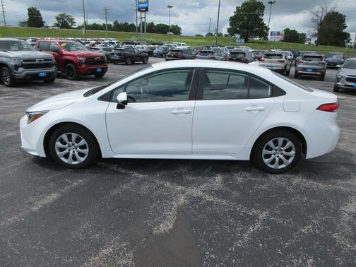 White 2023 Toyota Corolla LE