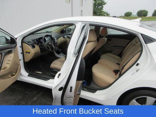 Shimmering White 2013 Hyundai ELANTRA GLS