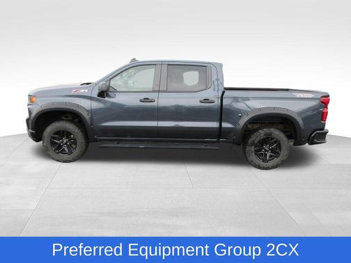 Shadow Gray Metallic 2021 Chevrolet Silverado 1500 Custom Trail Boss