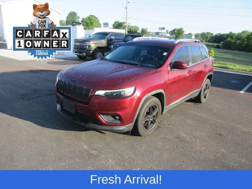 Velvet Red Pearlcoat 2019 Jeep Cherokee Latitude