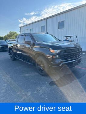 Black 2024 Chevrolet Silverado 1500 Custom