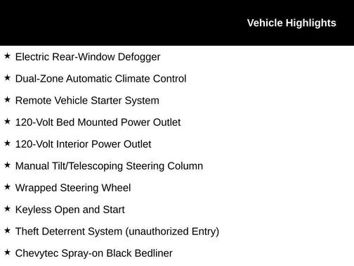 Black 2026 Chevrolet Silverado 1500 RST