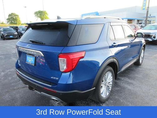 Blue Metallic 2022 Ford Explorer Limited