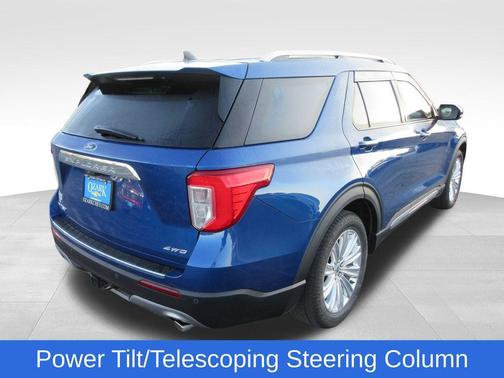 Blue Metallic 2022 Ford Explorer Limited
