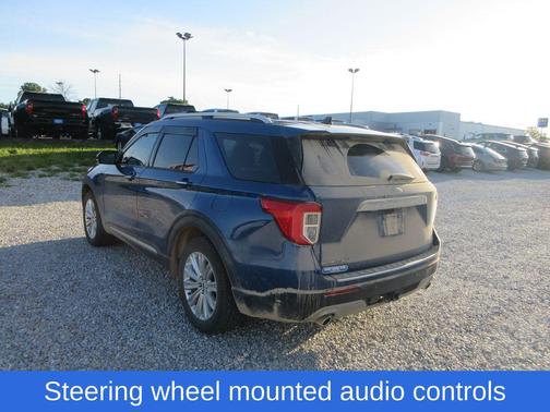 Blue Metallic 2022 Ford Explorer Limited