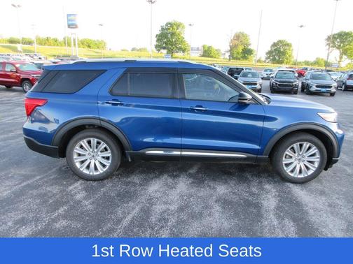 Blue Metallic 2022 Ford Explorer Limited