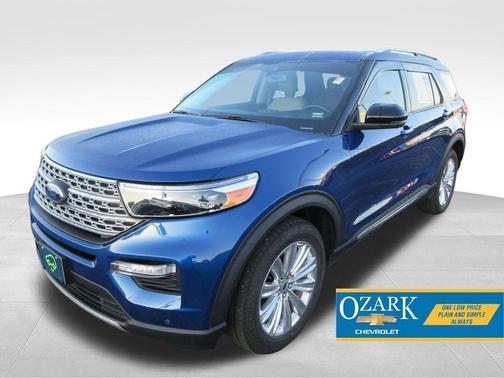 Blue Metallic 2022 Ford Explorer Limited