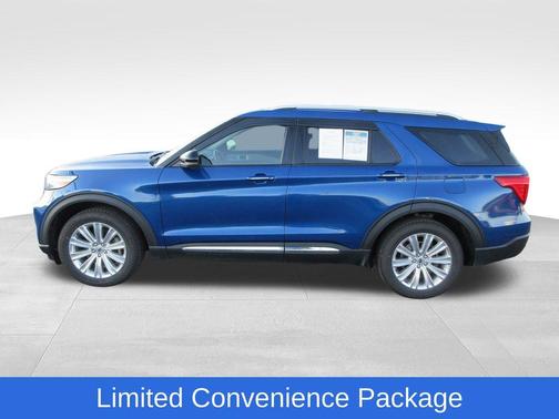Blue Metallic 2022 Ford Explorer Limited