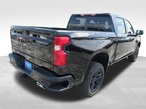 Black 2026 Chevrolet Silverado 1500 Custom Trail Boss