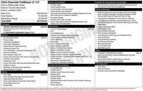 2024 Chevrolet Trailblazer LT