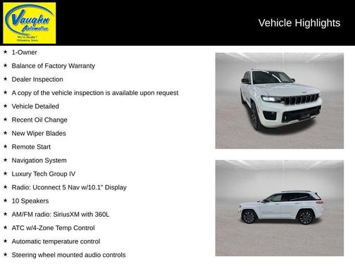 2023 Jeep Grand Cherokee Overland