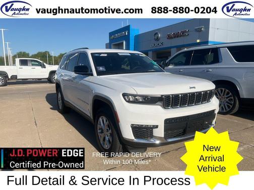 Bright White Clearcoat 2023 Jeep Grand Cherokee L Limited